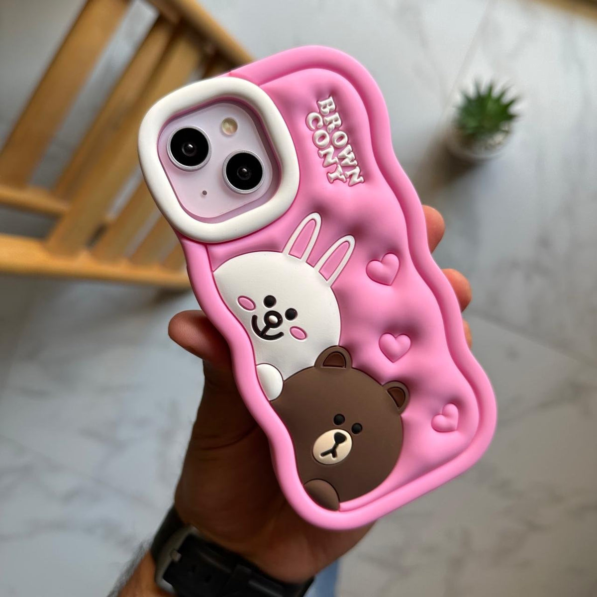 Cute 3D Character Silicone Phone Case